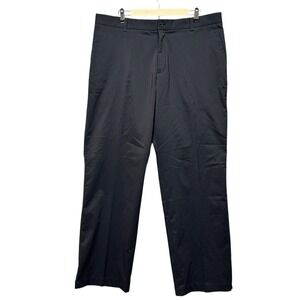 Nike Dri-FIT Men's Golf Pants Stripe Size 38x32 Black Athletic Performance Pants